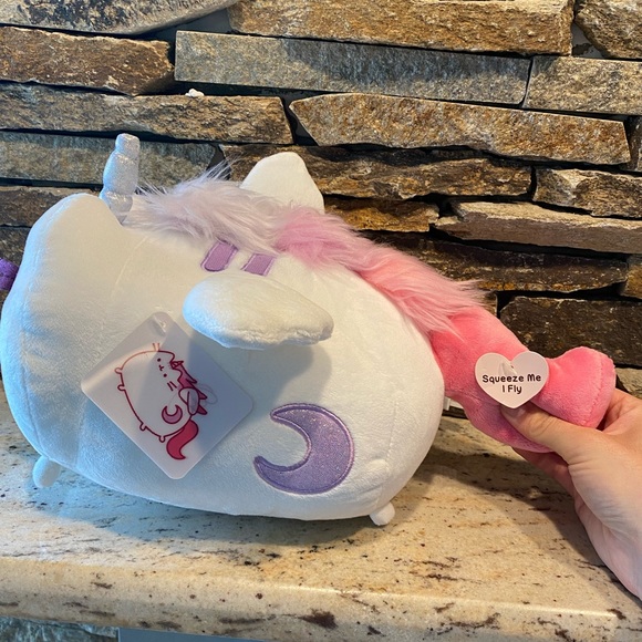 NWT Pusheen unicorn pusheenicorn flying squeezer plush - Picture 3 of 5